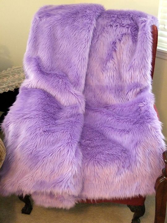 Lavender Animal Friendly Faux Fur Fun Fur